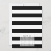 Floral Vrijgezellenfeest Word Scramble Game Kaart (Achterkant)