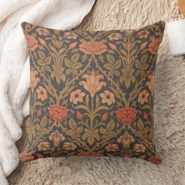 Floral W.Morris Pattern Pillow Kussen (Deken)