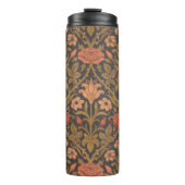 Floral W.Morris Pattern Thermal Tumbler Thermosbeker (Voorkant)