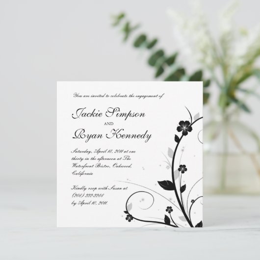 Floral Wall 2 Kaart (Staand voorkant)