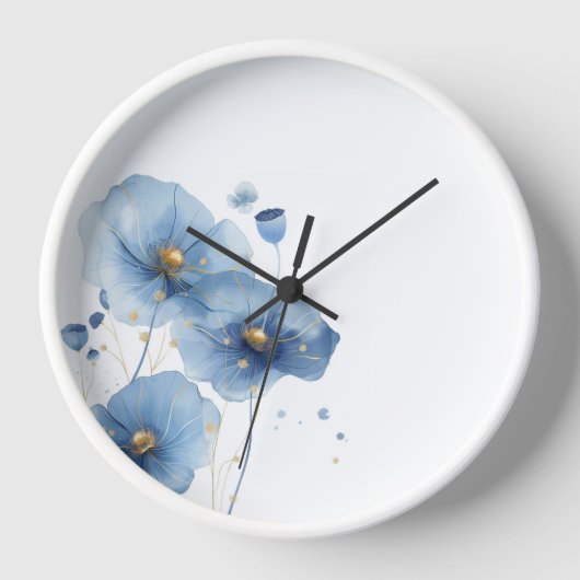 Floral Wall Clock (Voorkant)