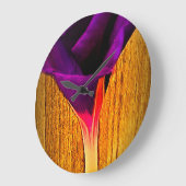 Floral Wall Clock Grote Klok (Hoek)