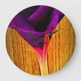 Floral Wall Clock Grote Klok