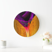 Floral Wall Clock Grote Klok (Huis)