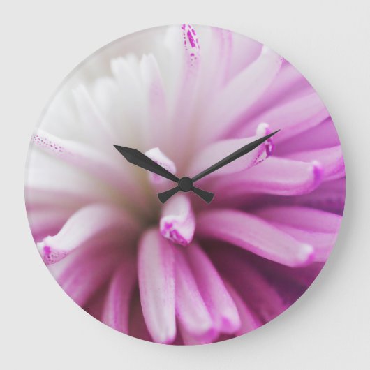 Floral Wall Clocks Spider Mum Grote Klok (Voorkant)