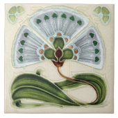 Floral Wall Decor Art  Deco Tegeltje (Voorkant)