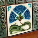 Floral Wall Decor Art  Deco Tegeltje<br><div class="desc">Welkom bij CreaTile! Hier vind je handgemaakte tegel design die ik persoonlijk heb gemaakt en keramische en porseleinen klei-tegels, of ze nu gekleurd of natuurlijk zijn. Ik ontwerp graag tegel en keramische producten, in de hoop je een manier te geven om je thuis om te vormen tot iets waar je...</div>