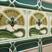 Floral Wall Decor Art  Deco Tegeltje