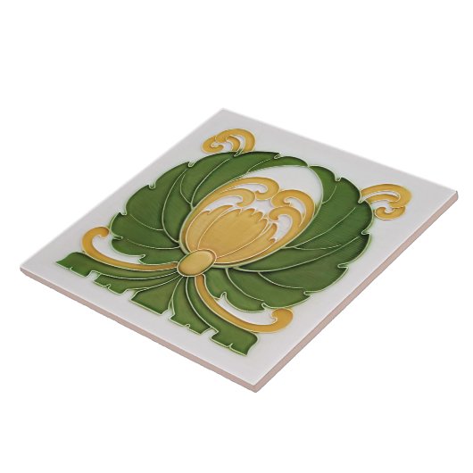 Floral Wall Decor Art  Deco Tegeltje (Zijkant)