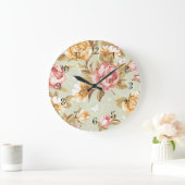 Floral Wall Decor Clock Grote Klok (Huis)