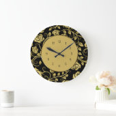 Floral Wall Decor Clock Grote Klok (Huis)