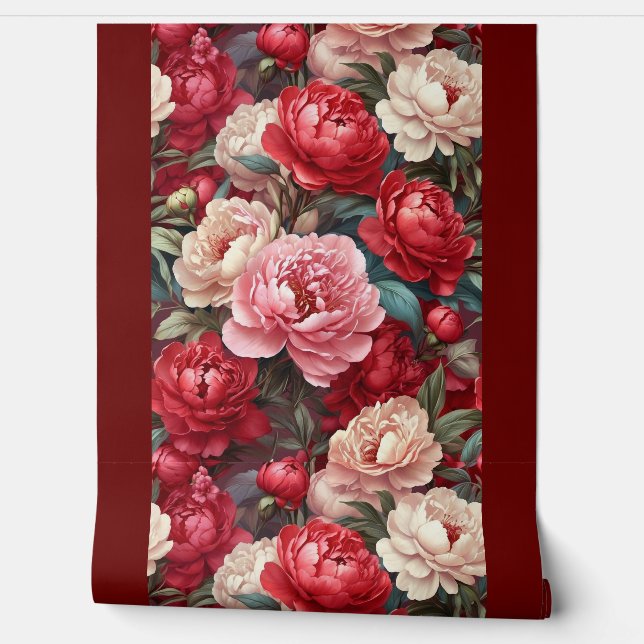 Floral Wallpaper Behang (Afrollen)