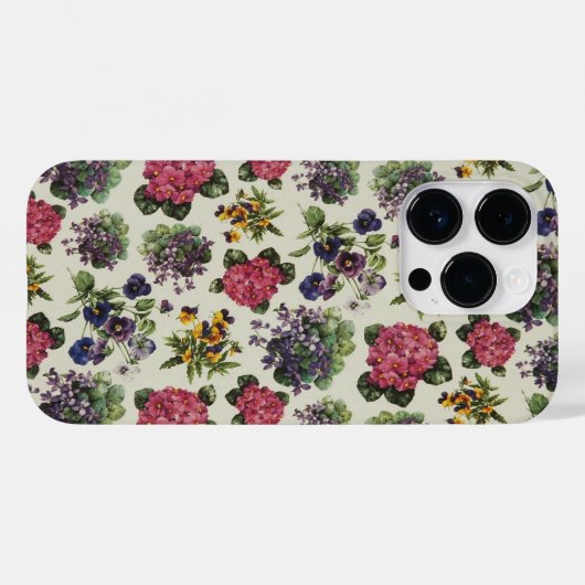 Floral Wallpaper Case-Mate iPhone Case (Achterkant (horizontaal))