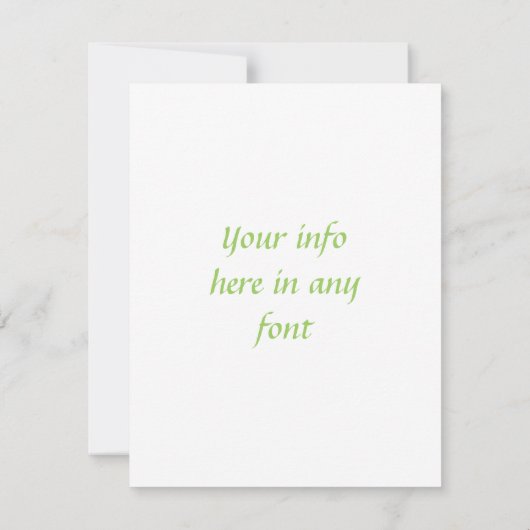 Floral Wallpaper Pattern Kaart (Achterkant)