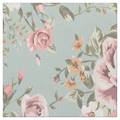 Floral Wallpaper Stof (Close Up)