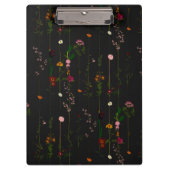 Floral Wallroll - Donker Klembord (Voorkant)
