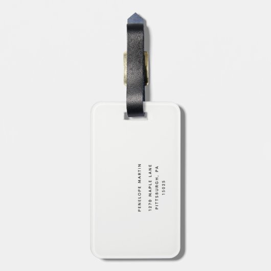  Floral Wander met Bagagelabel Love (Achterkant verticaal)