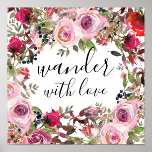  Floral Wander met Poster Love