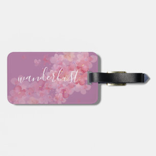 Floral Wanderlust Quote BAGAGELABEL