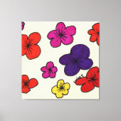 Floral wandkunst canvas afdruk (Voorkant)