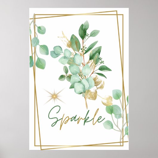 Floral wandkunst poster (Voorkant)