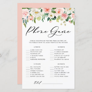 Floral Wat is er op uw telefoon douche spel