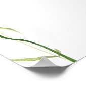 Floral Wat zal Baby zijn Geslachtsvoorspellingstek Poster (Hoek)