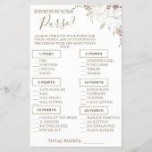 Floral Wat zit er in je tas? Flyer (Voorkant)