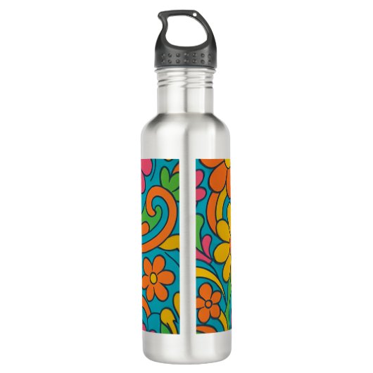 " FLORAL WATER BOTTLE" WATERFLES (Achterkant)