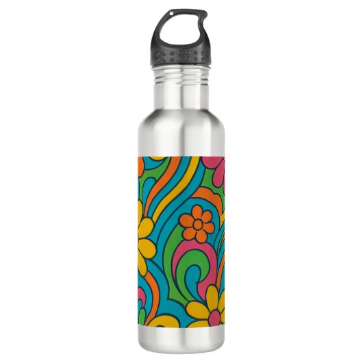 " FLORAL WATER BOTTLE" WATERFLES (Voorkant)