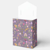 floral water color pattern- pink, purple, green- bedankdoosjes (Geopend)