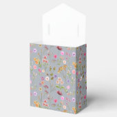 floral water color pattern- pink, purple, green- bedankdoosjes (Geopend)