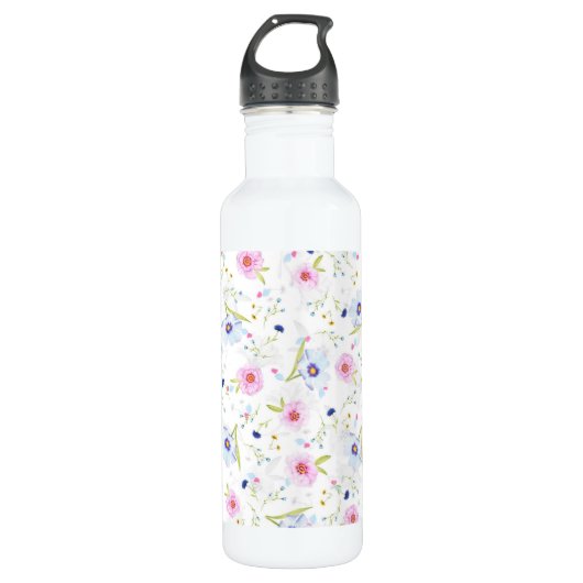 Floral Water Fles (Voorkant)
