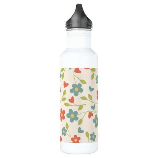 Floral Water Fles (Links)