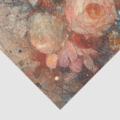 Floral Watercolor Alice Rabbit Fantasy Decoupage Tissuepapier (Detail)