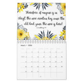 Floral Watercolor Bible Verse Calendar Kalender (Mar 2026)