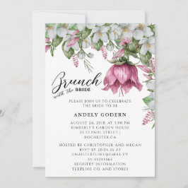 Floral Watercolor Bridal Shower Kaart