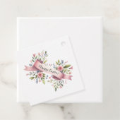 Floral Watercolor Easter Bedankjes Labels (In situ)