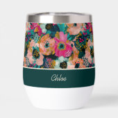 Floral Watercolor Name  (Achterkant)