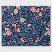 Floral watercolor seamless pattern. cadeaupapier (Vlak)