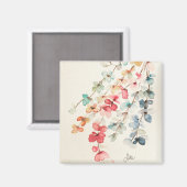 Floral Waterfall Magnet (Voorkant / Achterkant)