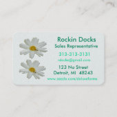 Floral Watering can Visitekaartje (Achterkant)