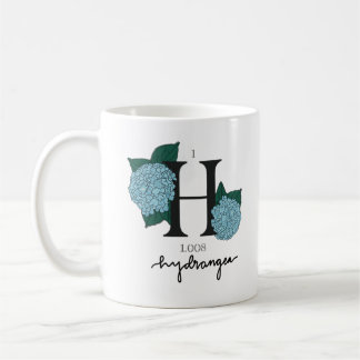 Floral waterstof-element koffiemok