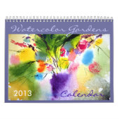 Floral Waterverf 2013 kalender (Hoes)