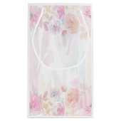 Floral Waterverf 70ste verjaardag Klein Cadeauzakje (Achterkant)