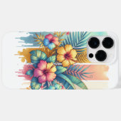 Floral Waterverf Artiest Telefoonhoes Case-Mate iPhone Case (Achterkant (horizontaal))