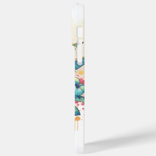 Floral Waterverf Artiest Telefoonhoes Case-Mate iPhone Case (Achterkant / Links)