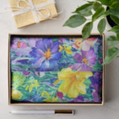 Floral Waterverf Artistic Decoupage waardig Tissuepapier (Geschenk)