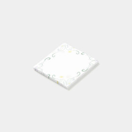 Floral Waterverf Boarder Post-It Notitieblok Post-it® Notes