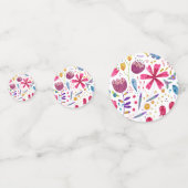 Floral Waterverf Boho Confetti (Voorkanten)